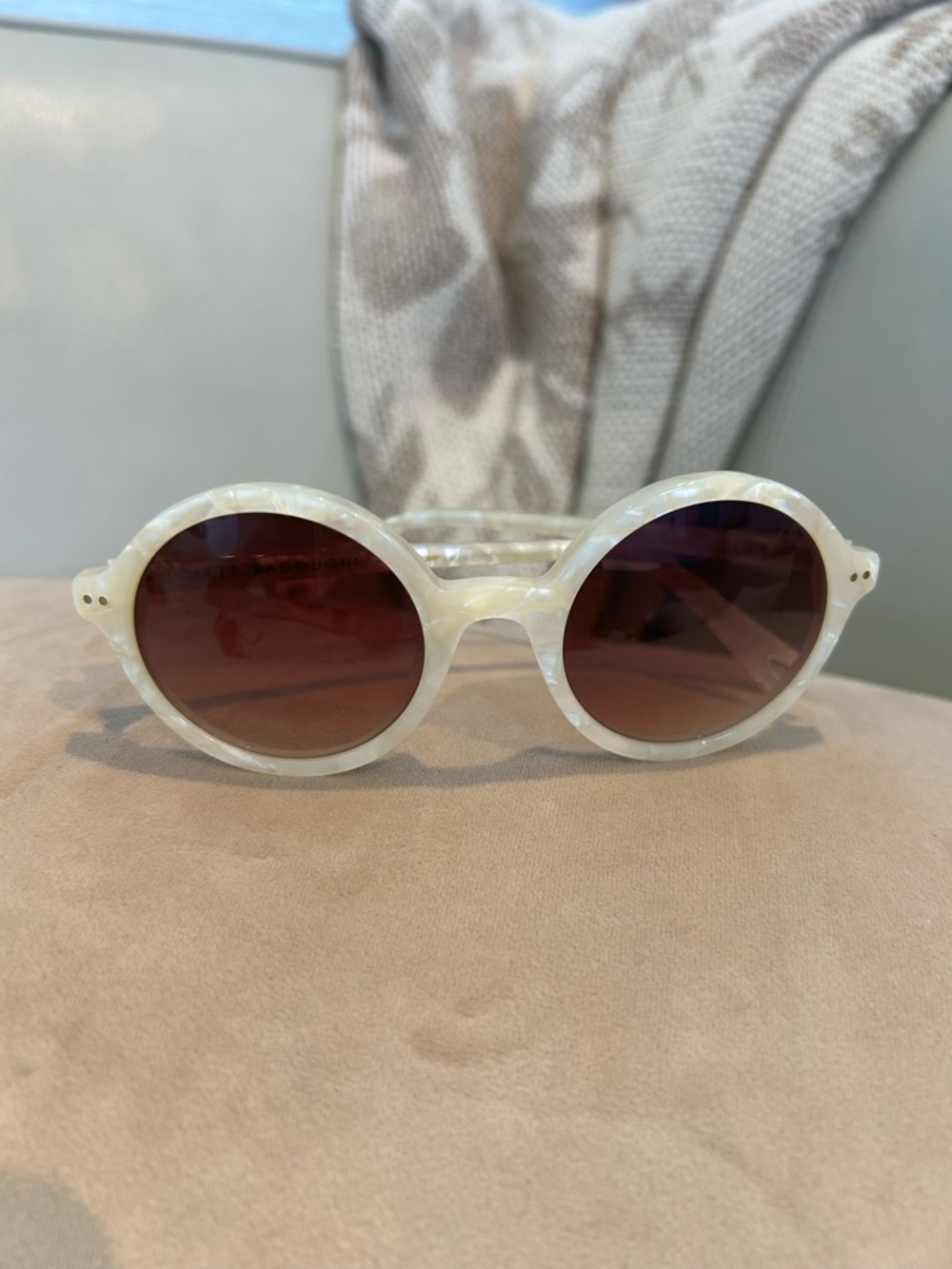 White Pearl Lele Sadoughi Sunglasses